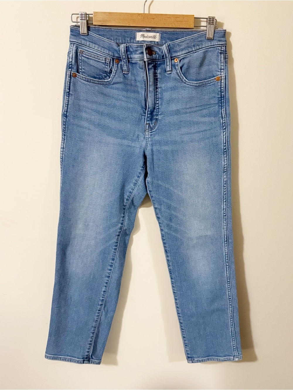 Madewell Blue Stovepipe Womens Jeans Size 27